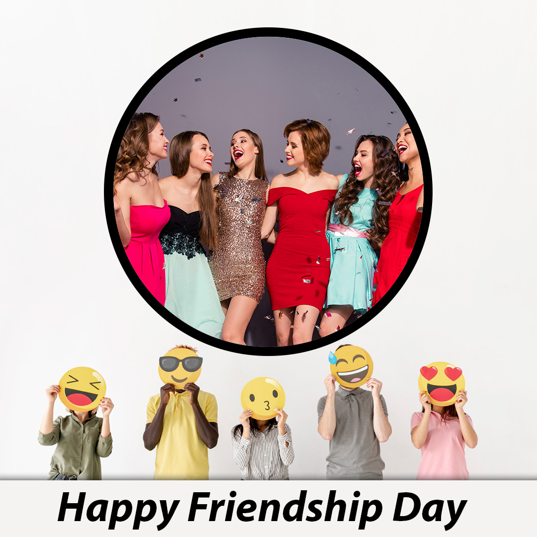 Friendship day banner👭🏽🤝